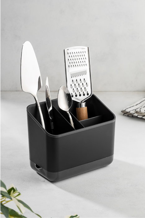 Hermia 2LIBNM-8052 Organizador de Plástico, Antracita, Juego de 2 Piezas
